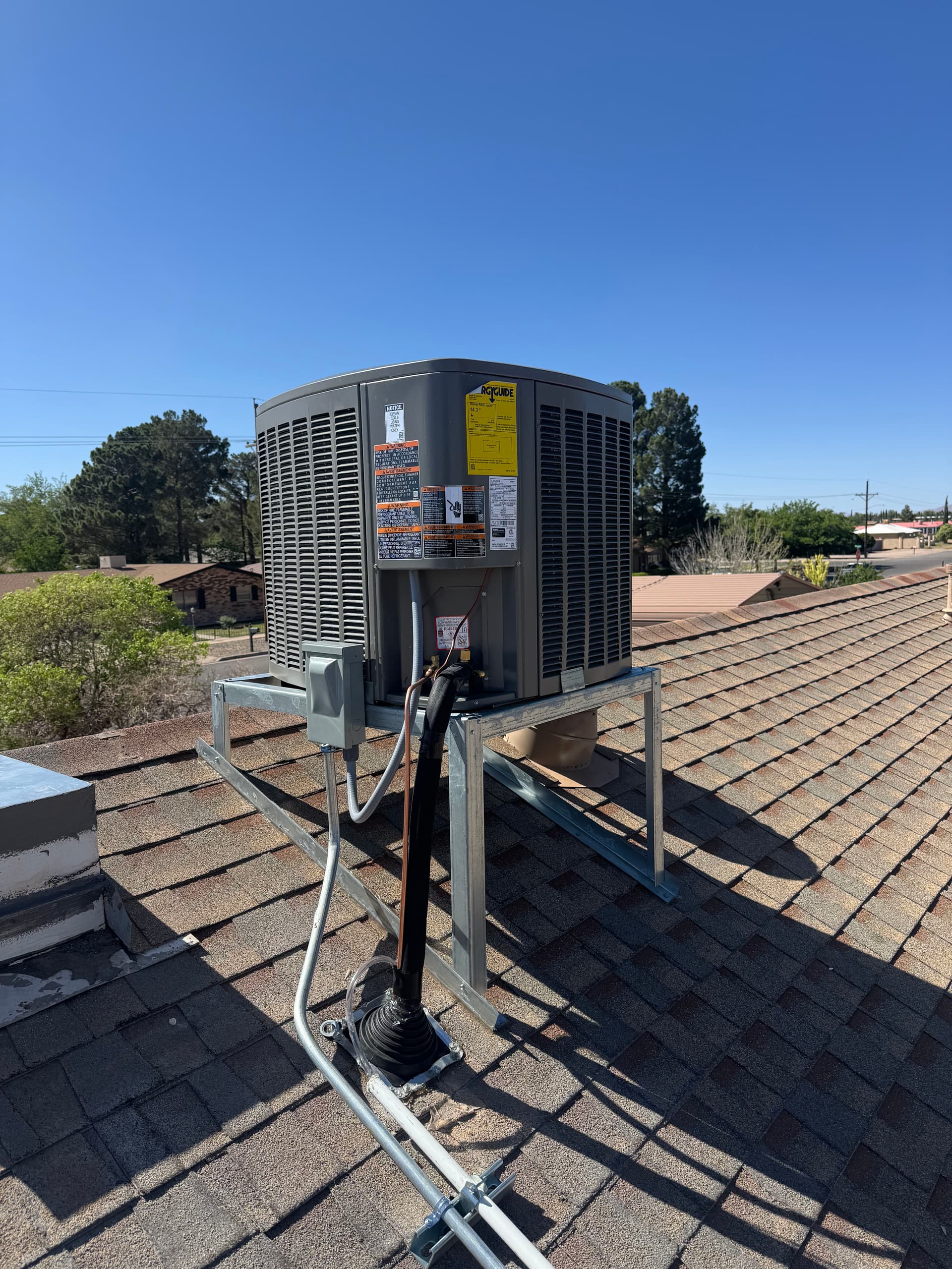 Gallery photos for Evaporative to Refrigerated Air Conversion With Full Lennox System: Image #5