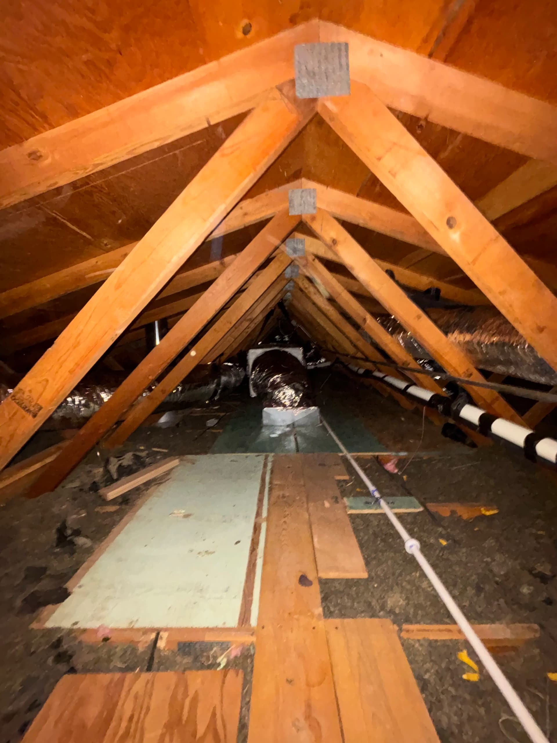 Gallery photos for Full 5-Ton Heat Pump Split System Install with New Ductwork: Image #3
