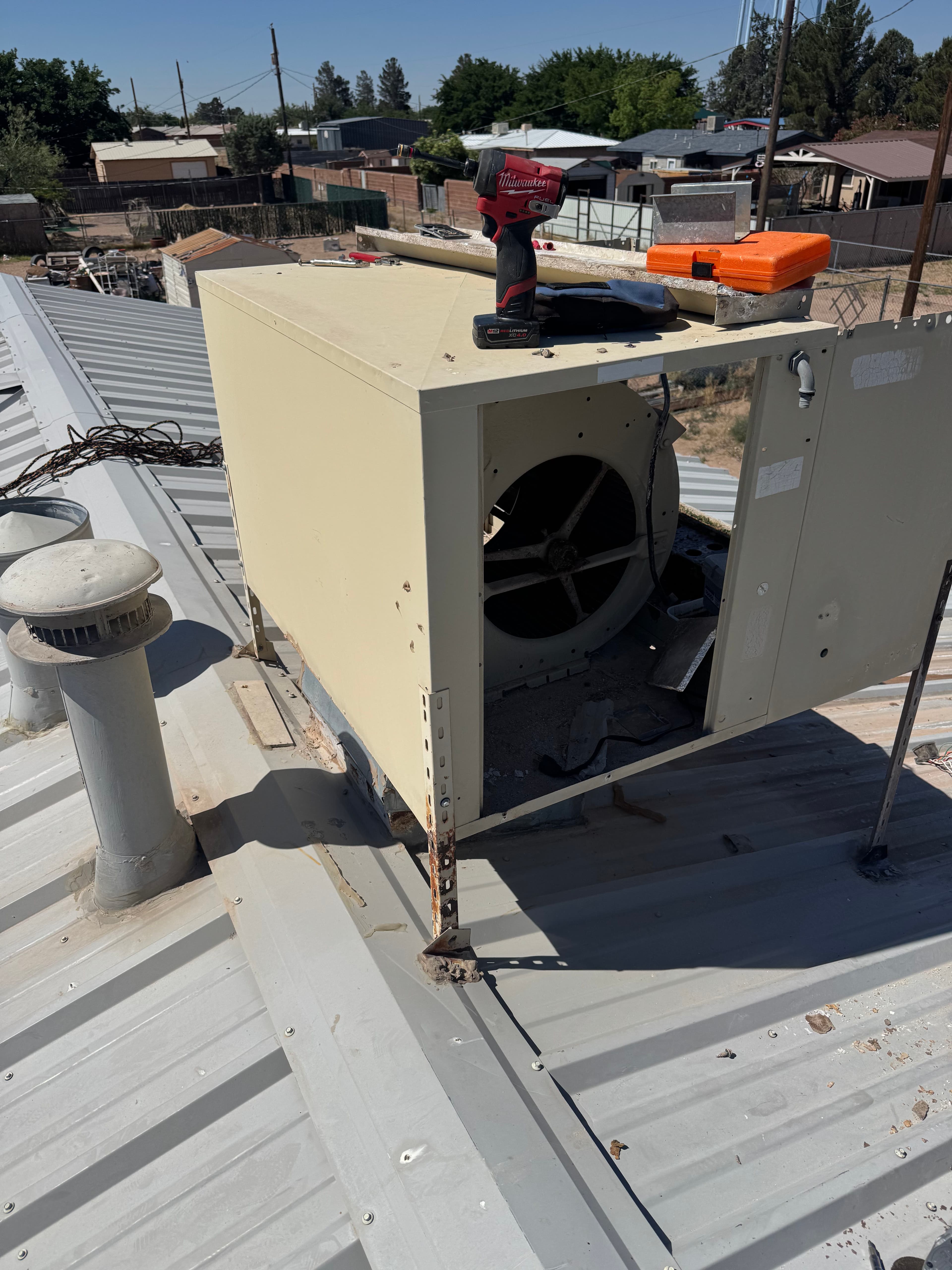 Project Evaporative Cooler Roof Jack and Stand Upgrade Done Right image