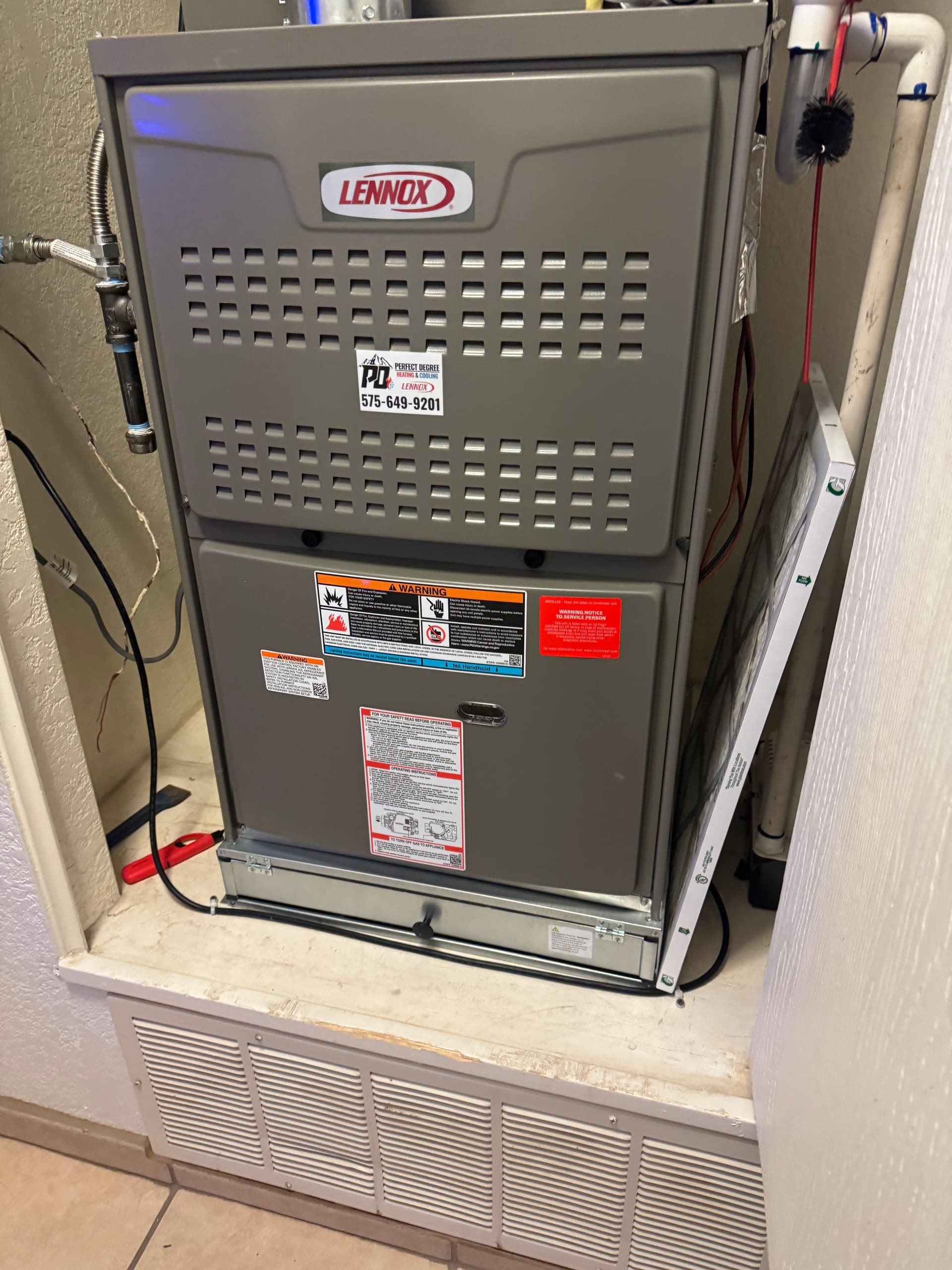 Gallery photos for Evaporative to Refrigerated Air Conversion With Full Lennox System: Image #1