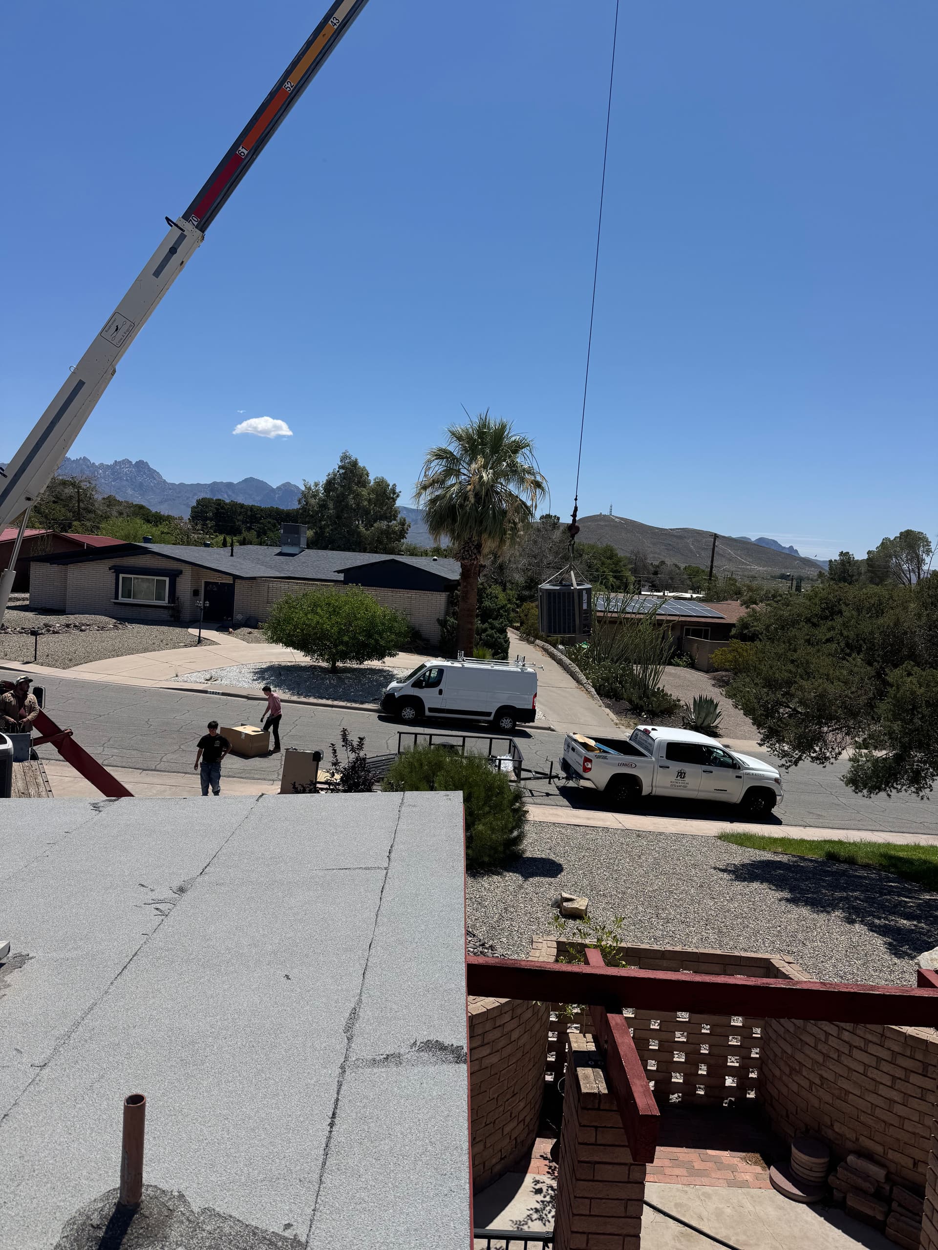 Lennox 4-Ton Elite 2-Stage Split System Installed on a Rooftop image