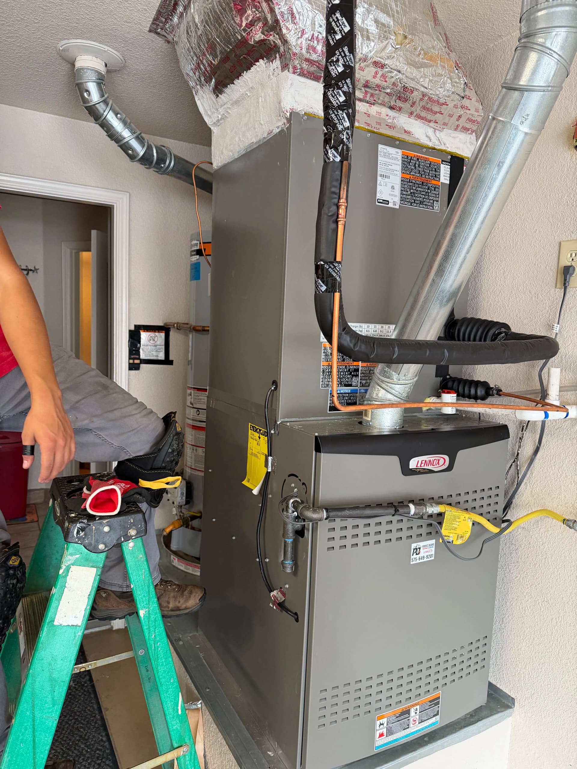 Gallery photos for Lennox 5-Ton Elite Series Split System Install in Las Cruces: Image #5