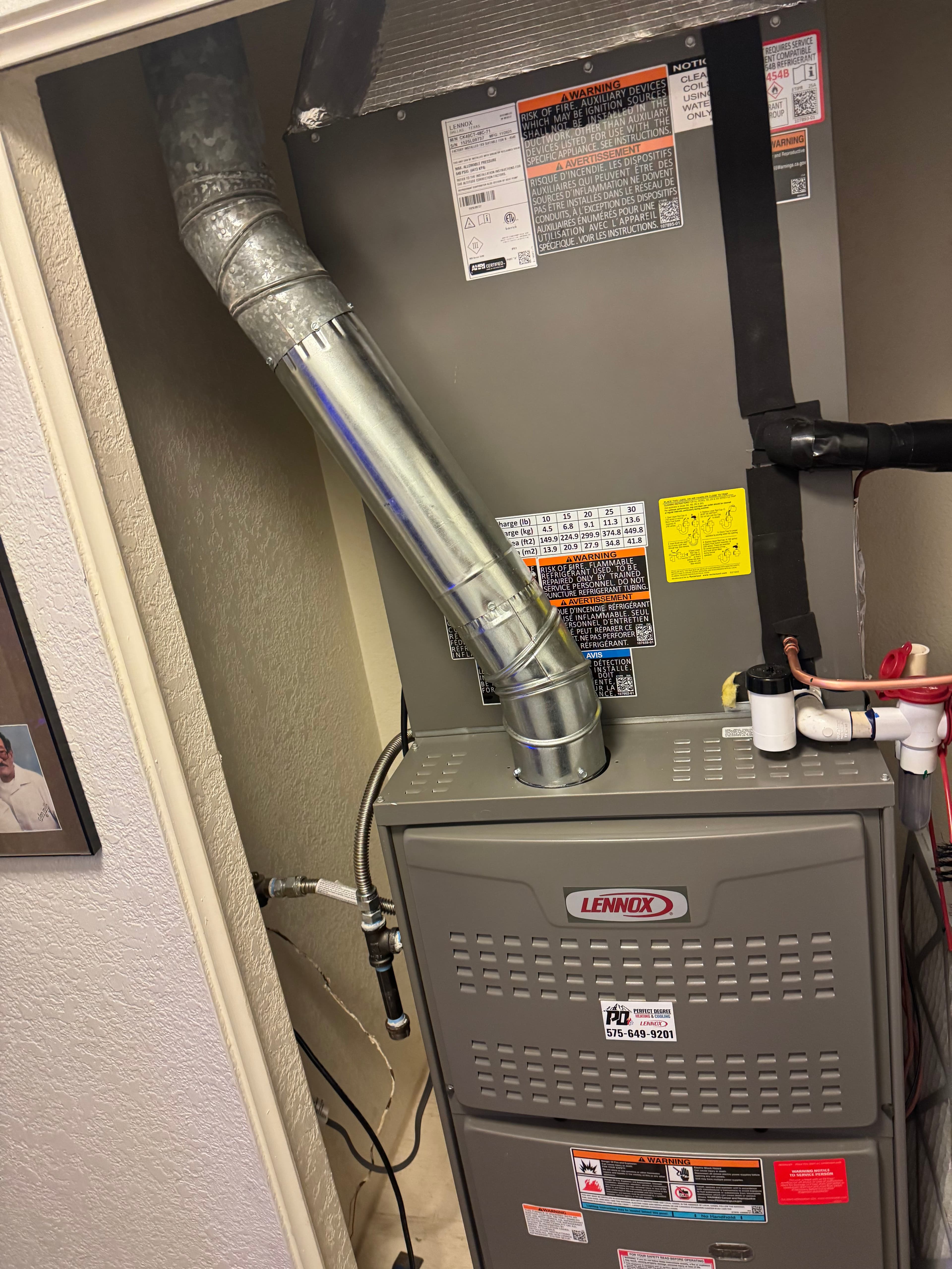 Project Evaporative to Refrigerated Air Conversion With Full Lennox System image