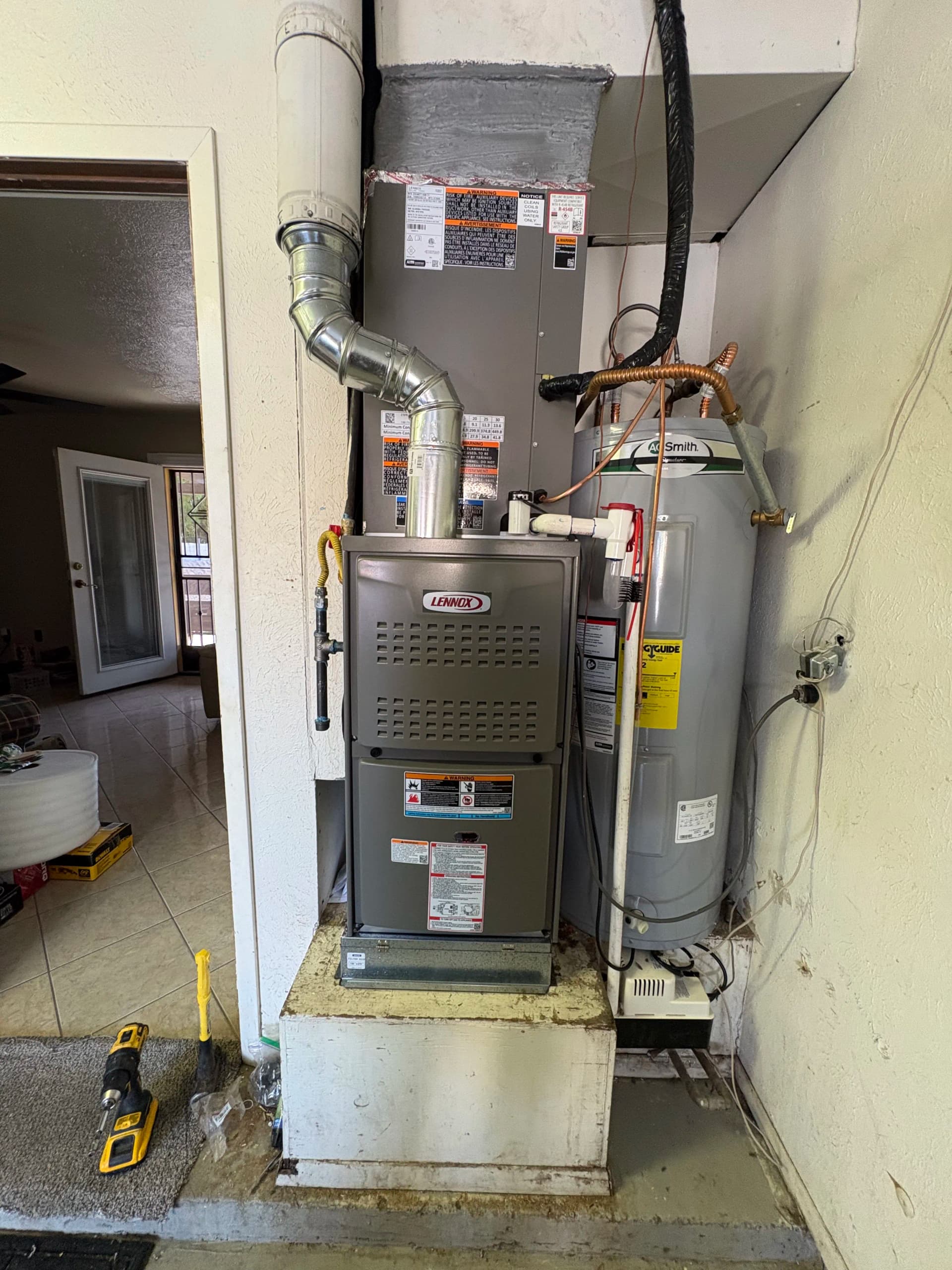 Gallery photos for Lennox 3.5 Ton Split System Install Done Right: Image #1