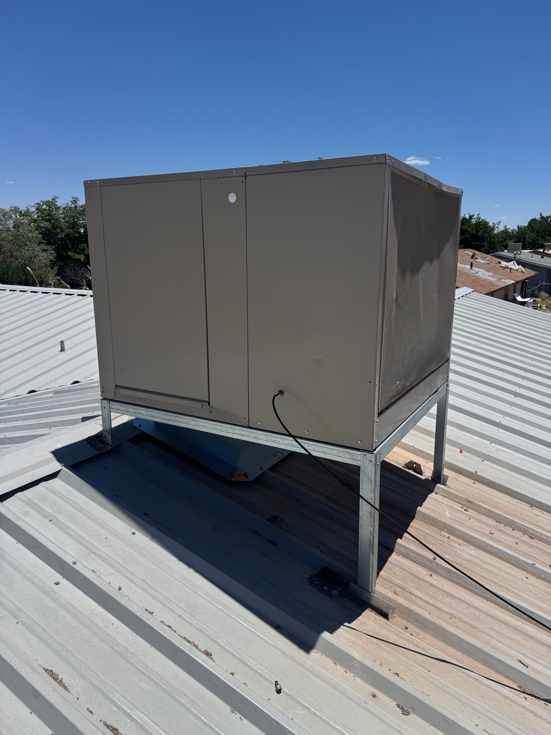 Gallery photos for Evaporative Cooler Roof Jack and Stand Upgrade Done Right: Image #3