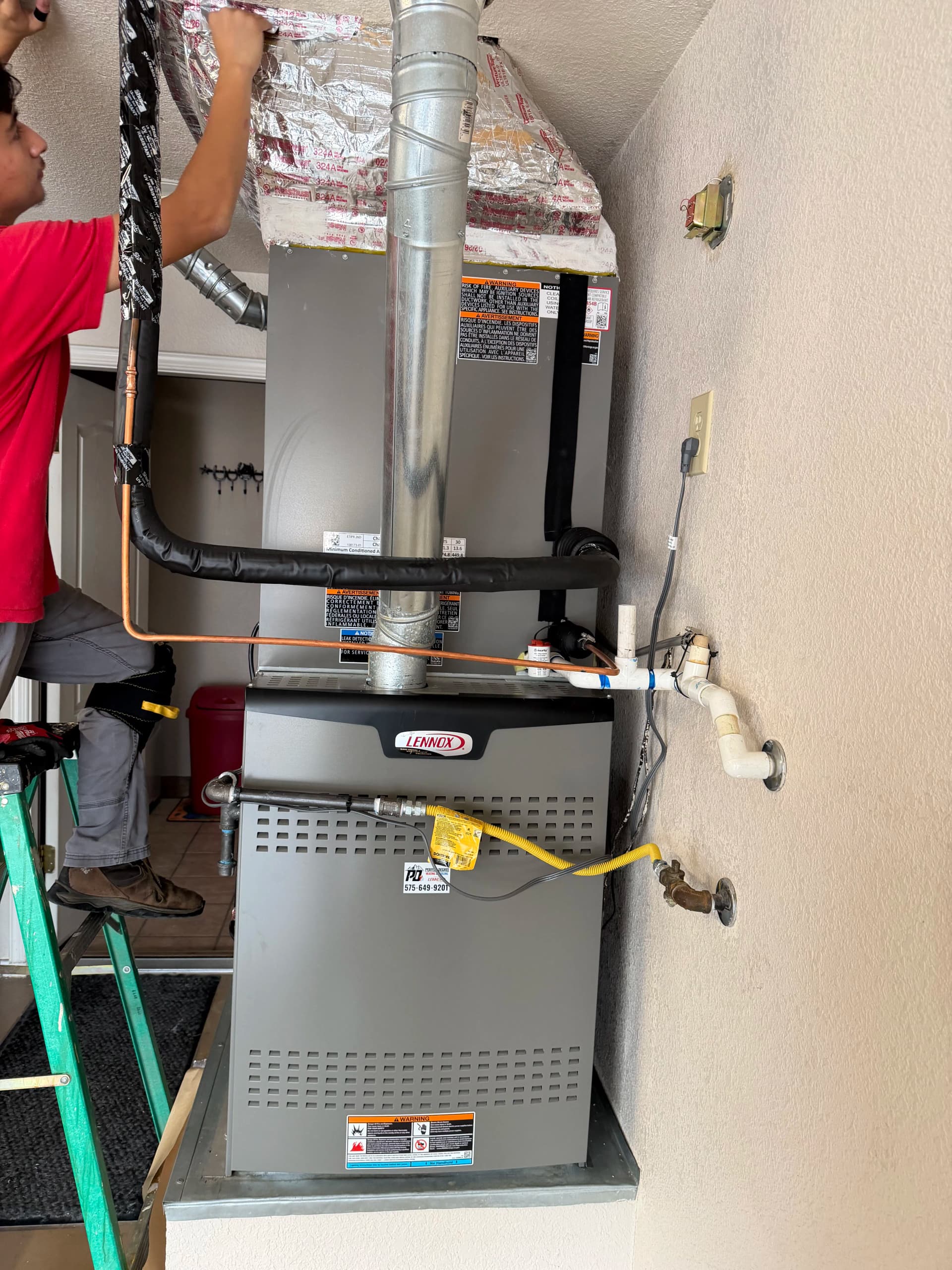 Gallery photos for Lennox 5-Ton Elite Series Split System Install in Las Cruces: Image #4