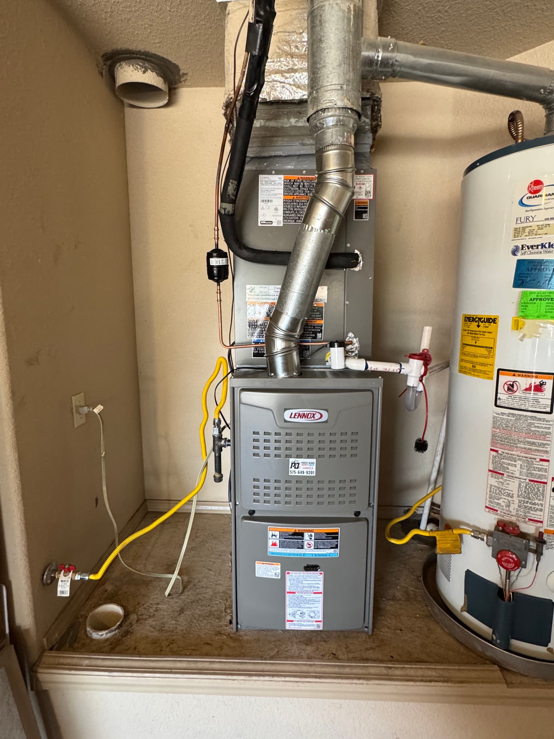 Lennox 3-Ton 2-Stage Split System Install Done Right image