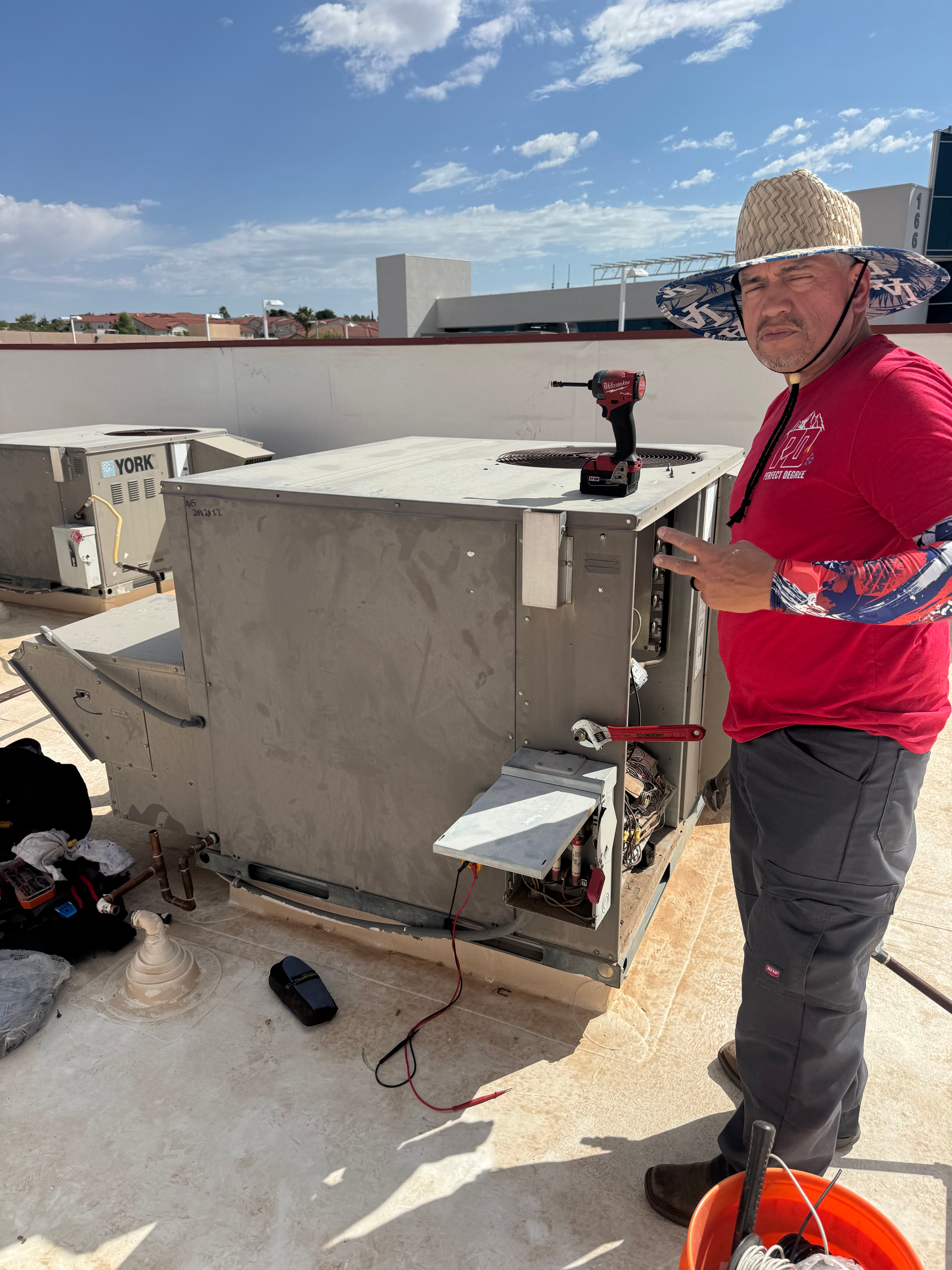 Project Commercial Lennox Rooftop HVAC Unit Installed and Ready image
