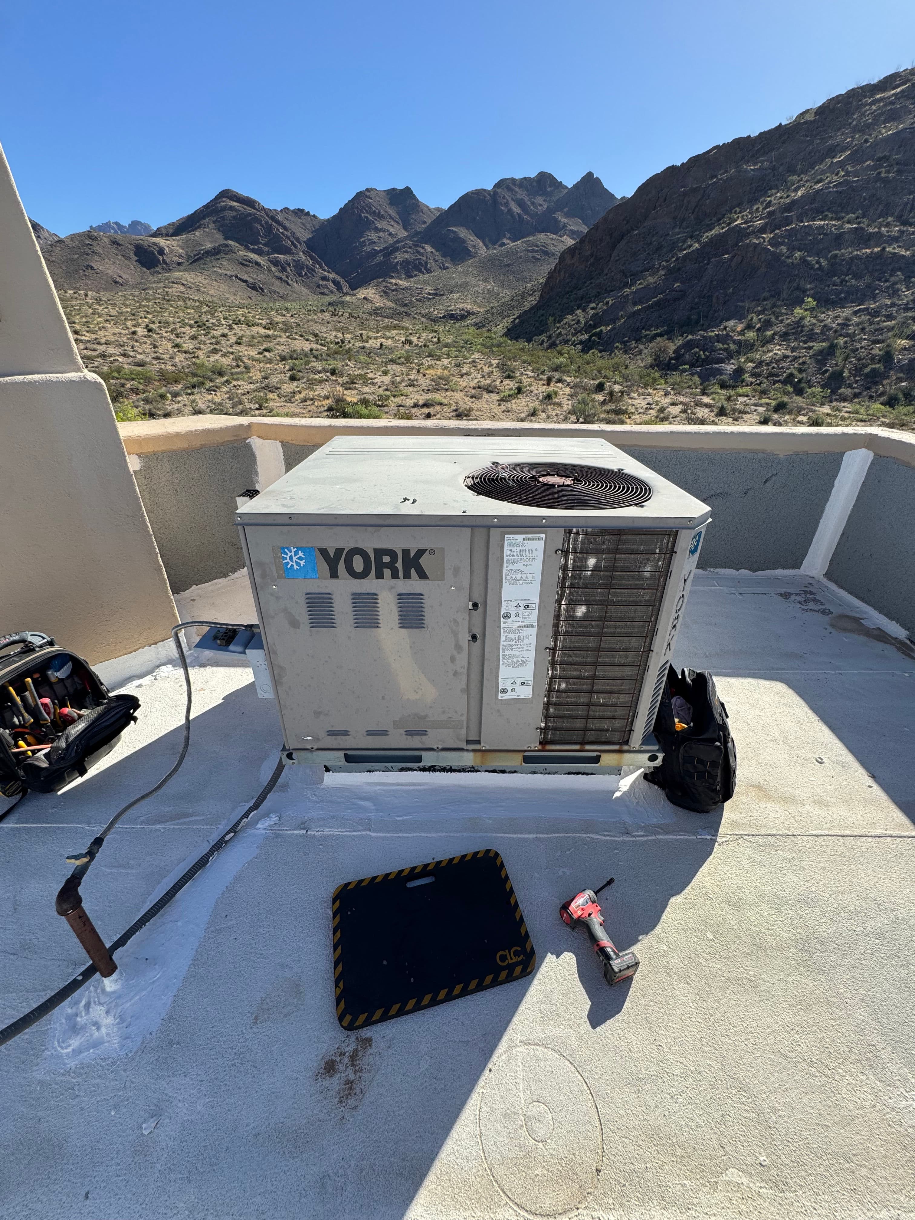 Project Rooftop HVAC Swap - Old York Out, New Lennox Package Unit In image