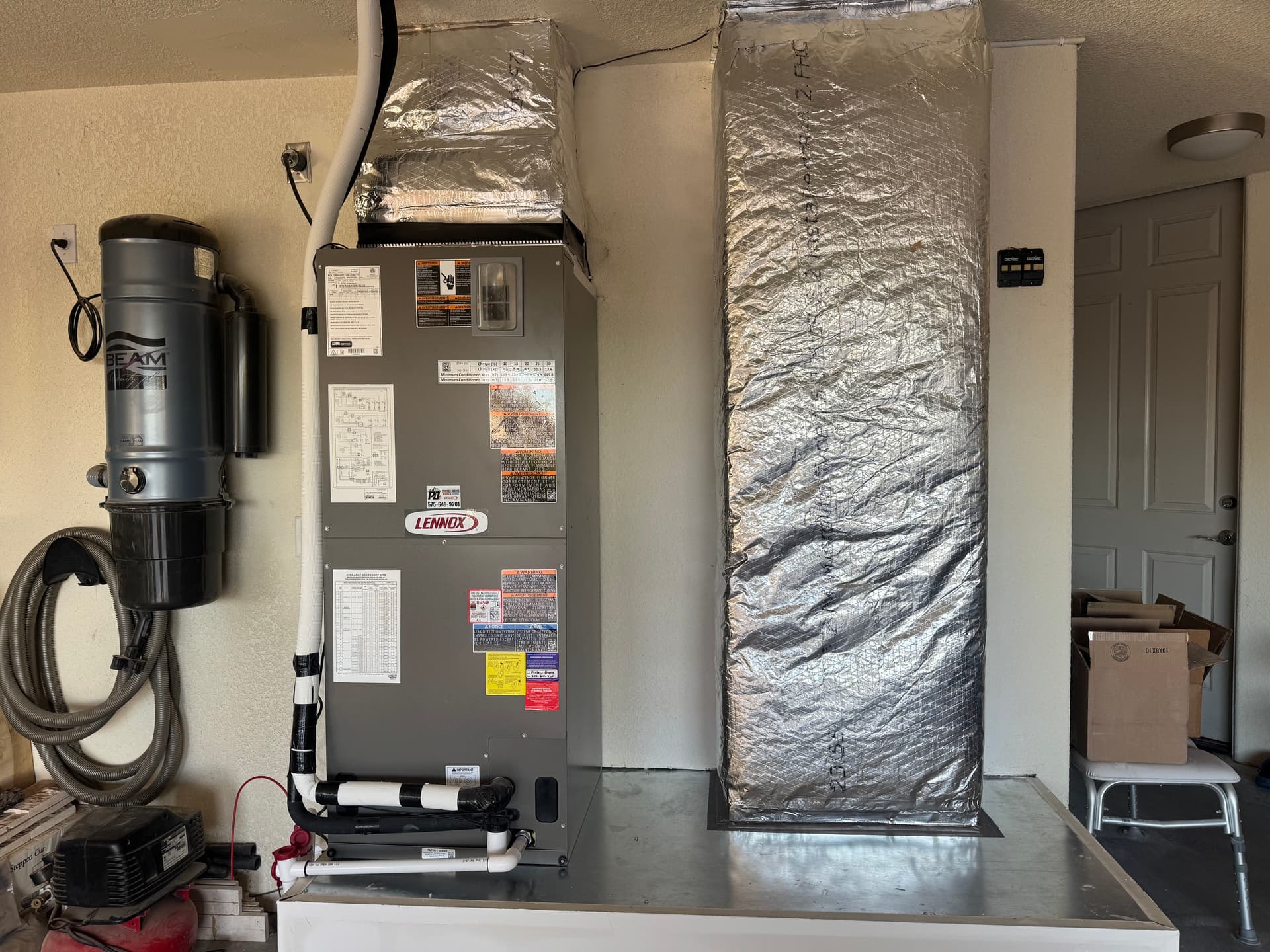 Efficient 2-3 Ton Heat Pump Split System Installation image