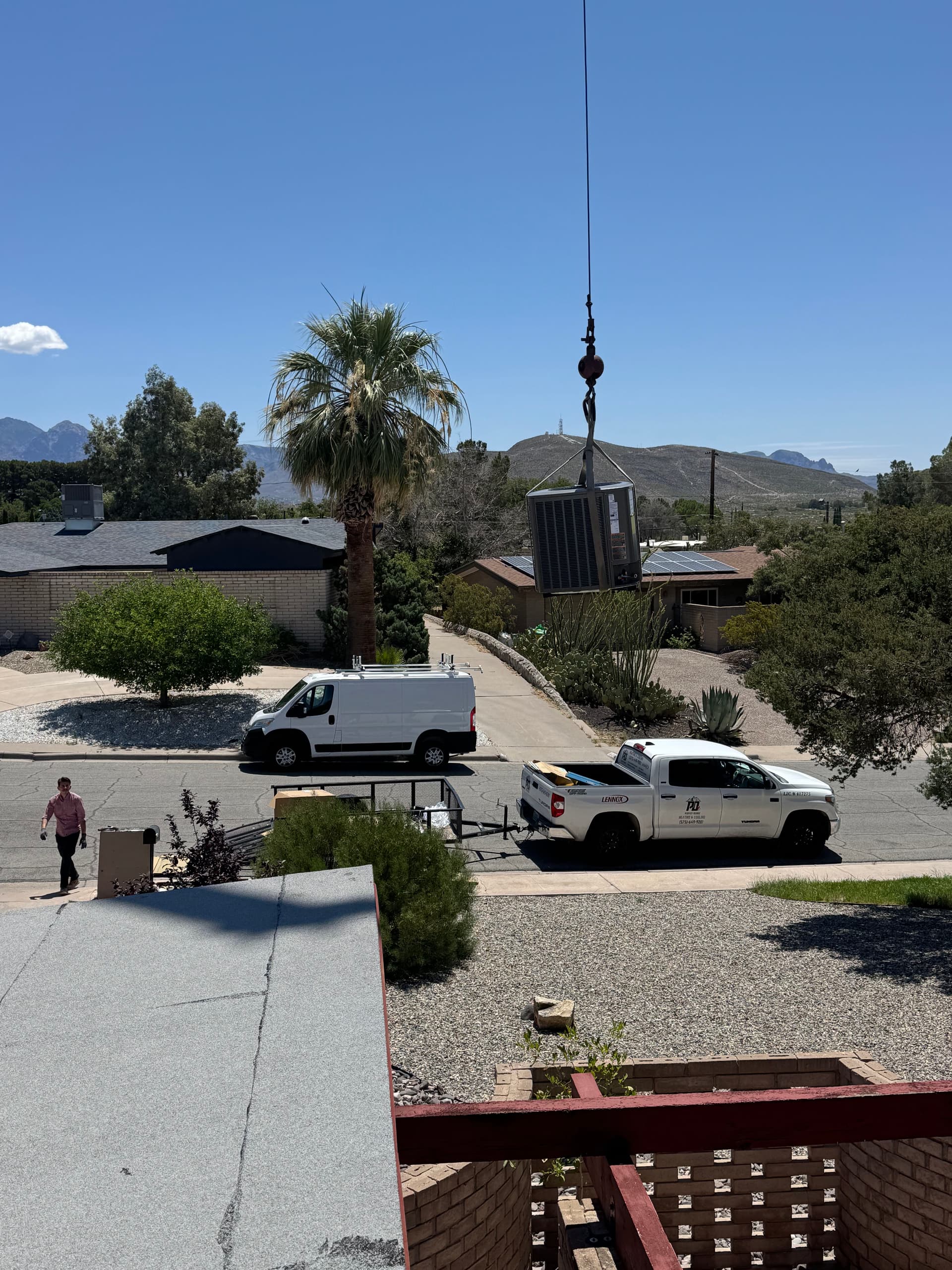 Gallery photos for Lennox 4-Ton Elite 2-Stage Split System Installed on a Rooftop: Image #1