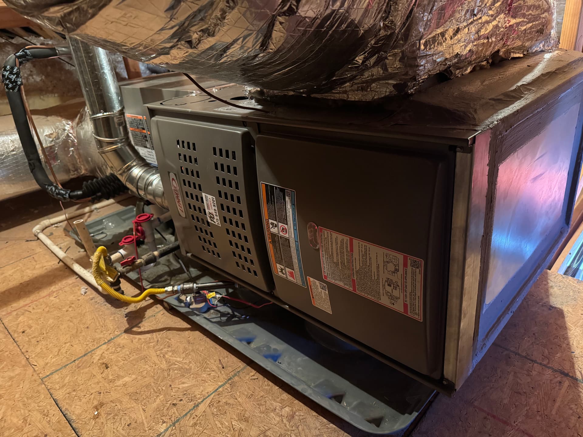Gallery photos for Lennox 3-Ton Split System Attic Install Done Right: Image #2