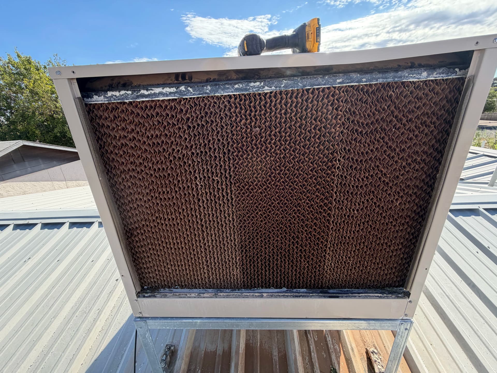Gallery photos for Swamp Cooler Pad Replacement Done Right: Image #3