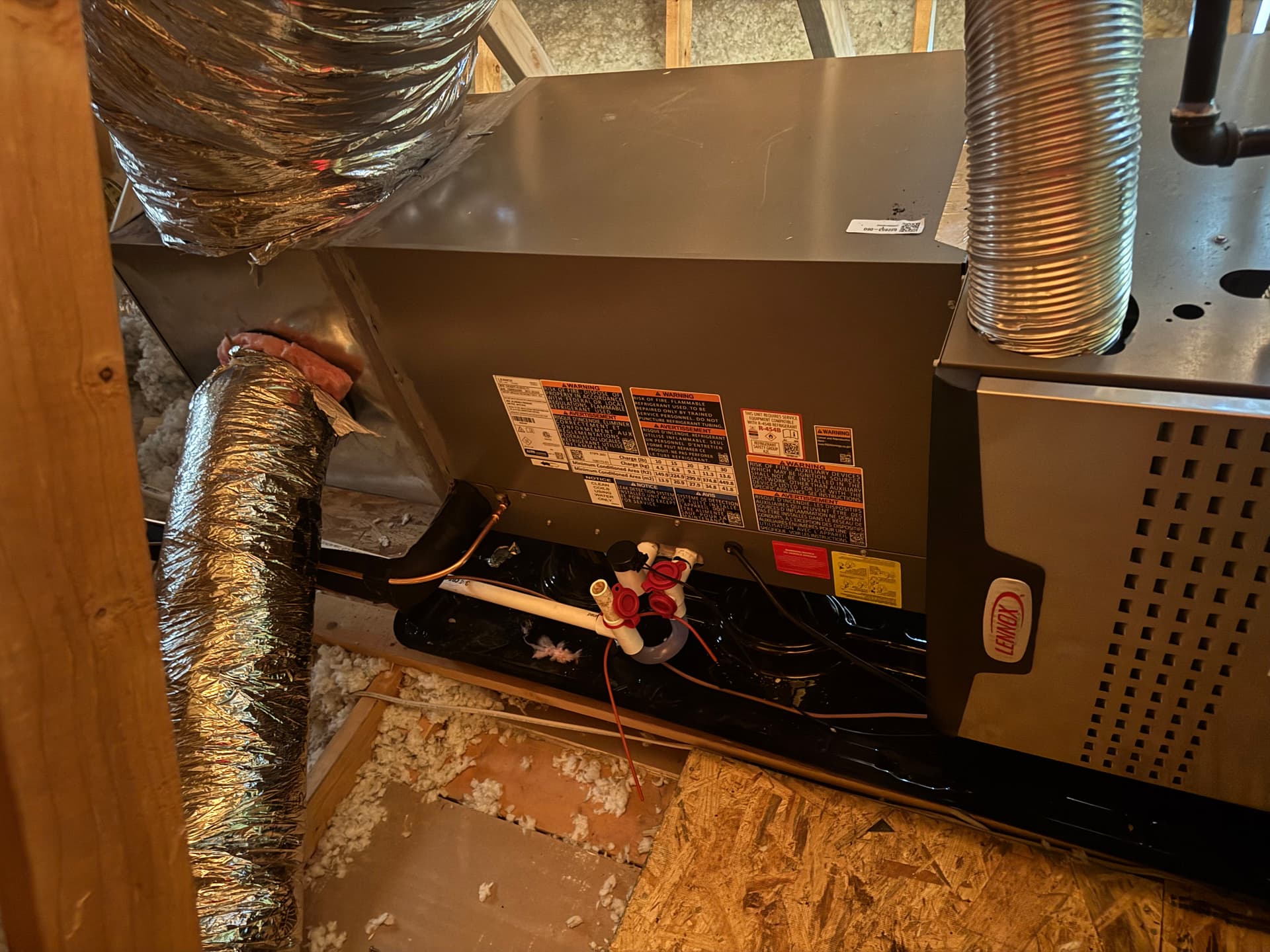 Gallery photos for Lennox 25 SEER 4-Ton Conversion Install Done Right: Image #3