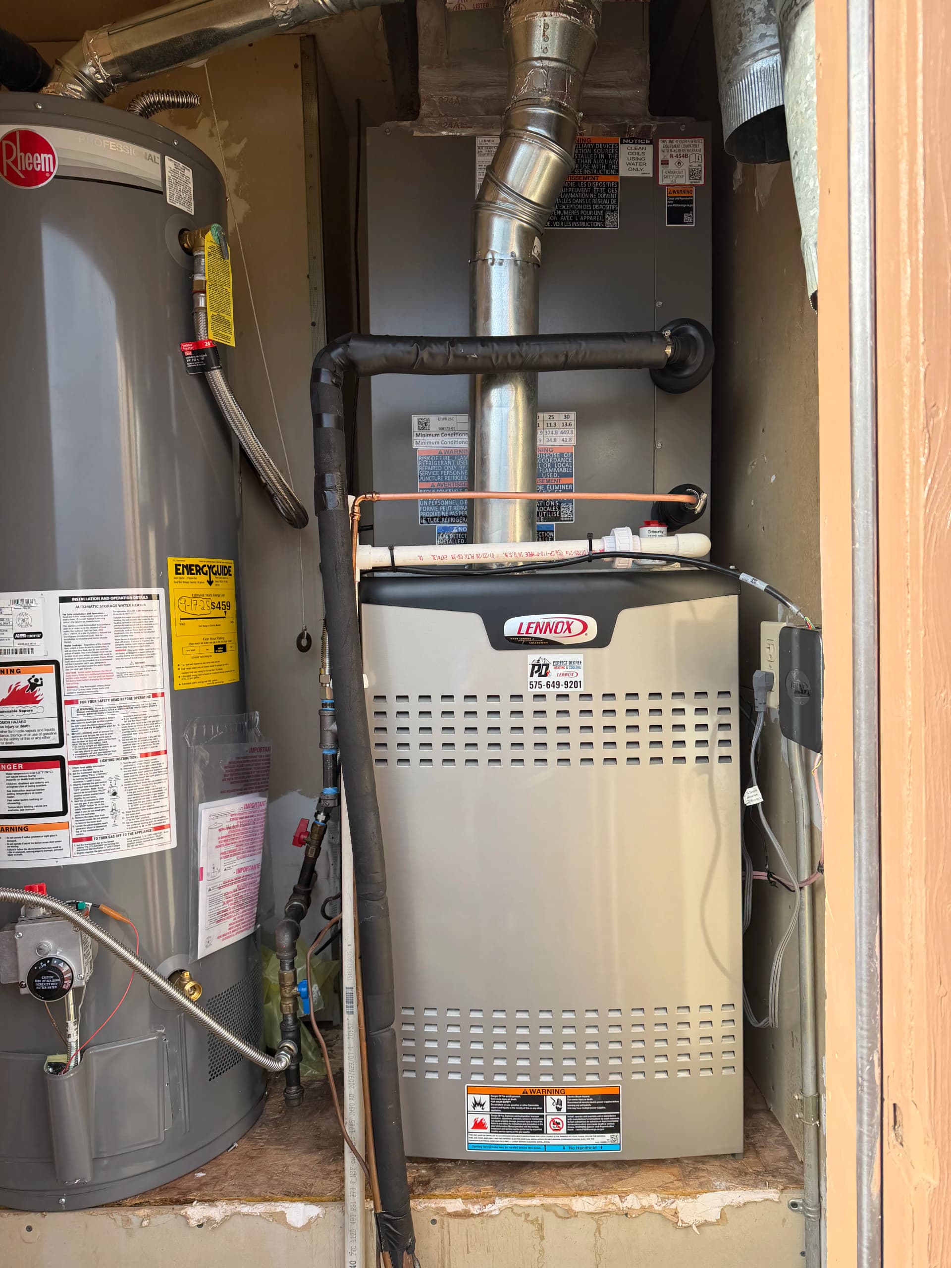 Gallery photos for 4-Ton 25 SEER Lennox Signature Series System Install Done Right: Image #2